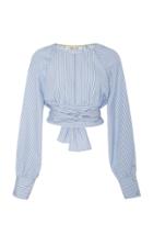 Diane Von Furstenberg Striped Crop Top