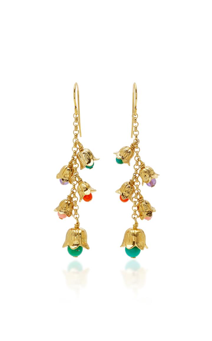 Aurlie Bidermann Lily Of The Valley Pendant Earrings