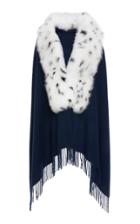 Pologeorgis M'o Exclusive The Royal Fox And Wool Shawl