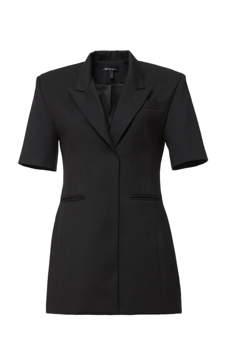 Moda Operandi Mach & Mach Short Sleeved Blazer Size: Xs