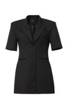 Moda Operandi Mach & Mach Short Sleeved Blazer Size: Xs