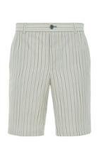 Thom Browne Striped Wool And Silk Chino Shorts