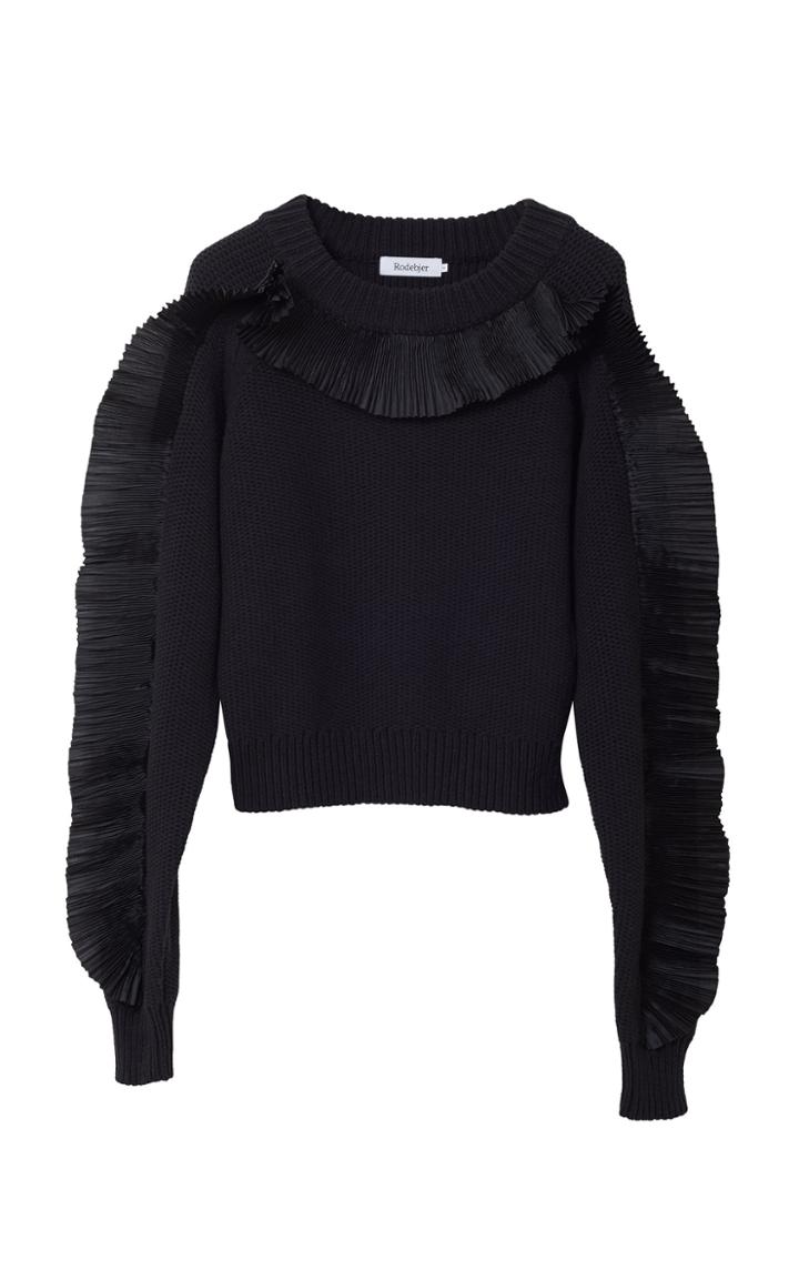 Rodebjer Phoenix Ruffled Cotton-blend Sweater