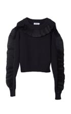 Rodebjer Phoenix Ruffled Cotton-blend Sweater