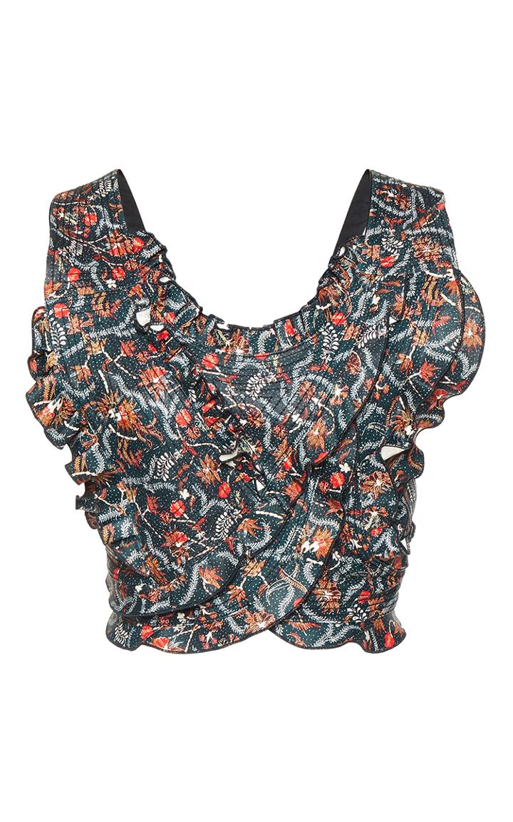 Isabel Marant Pasco Ruffled Cropped Blouse