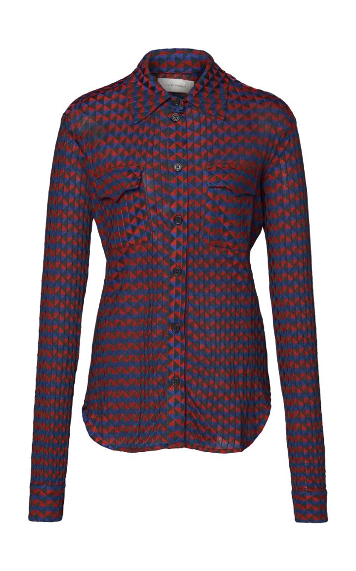 Wales Bonner Jacquard-knit Shirt