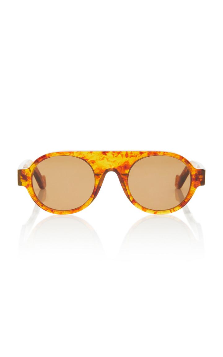 Loewe Sunglasses Aviator-style Tortoiseshell Acetate Sunglasses