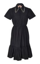 N 21 N&deg;21 Ilda Cotton-blend Embroidered Shirt Dress