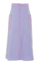 Christian Siriano Front Button Down Skirt