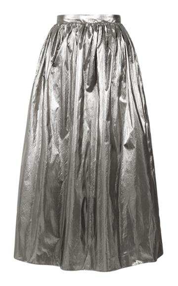 Malene Oddershede Bach Treble Metallic Midi Skirt