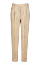 Moda Operandi Giuliva Heritage Collection The Cornelia Trousers Linen Pinstripe Size