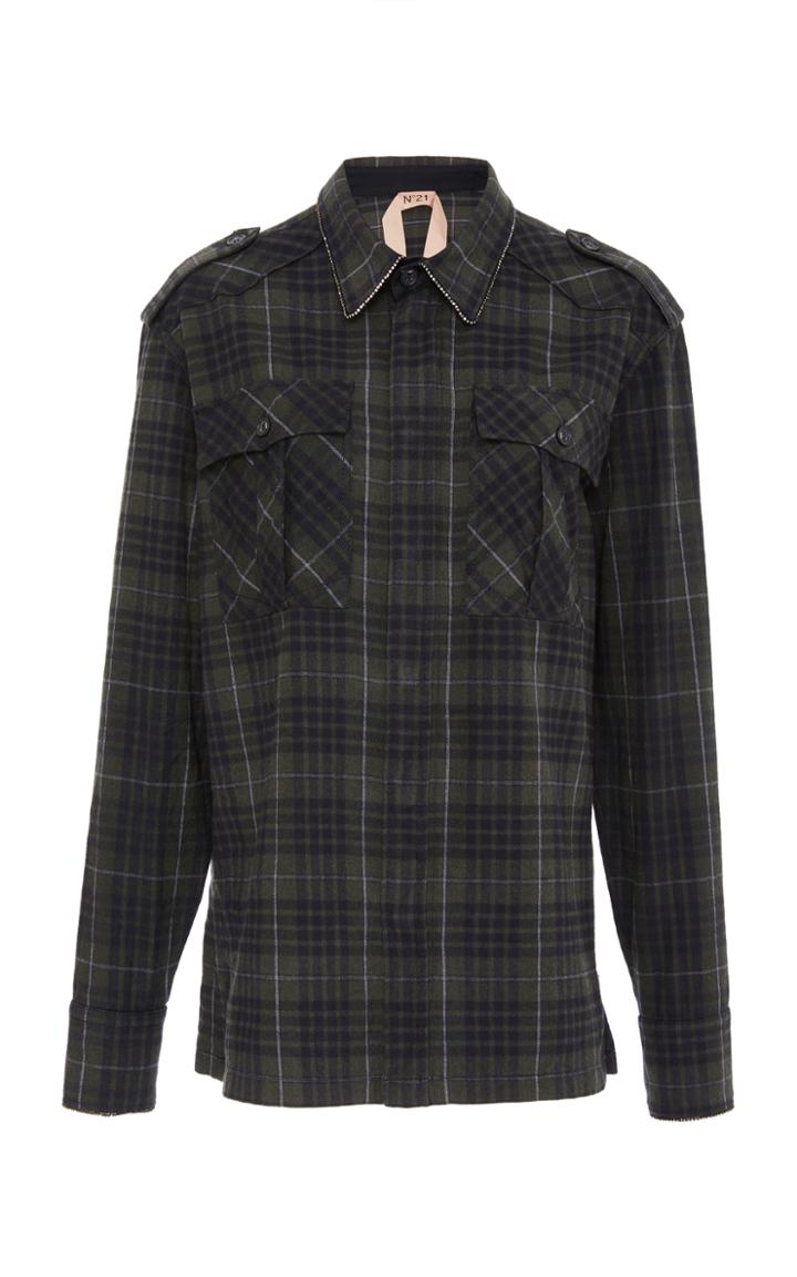 N 21 N&deg;21 Teale Flannel Shirt