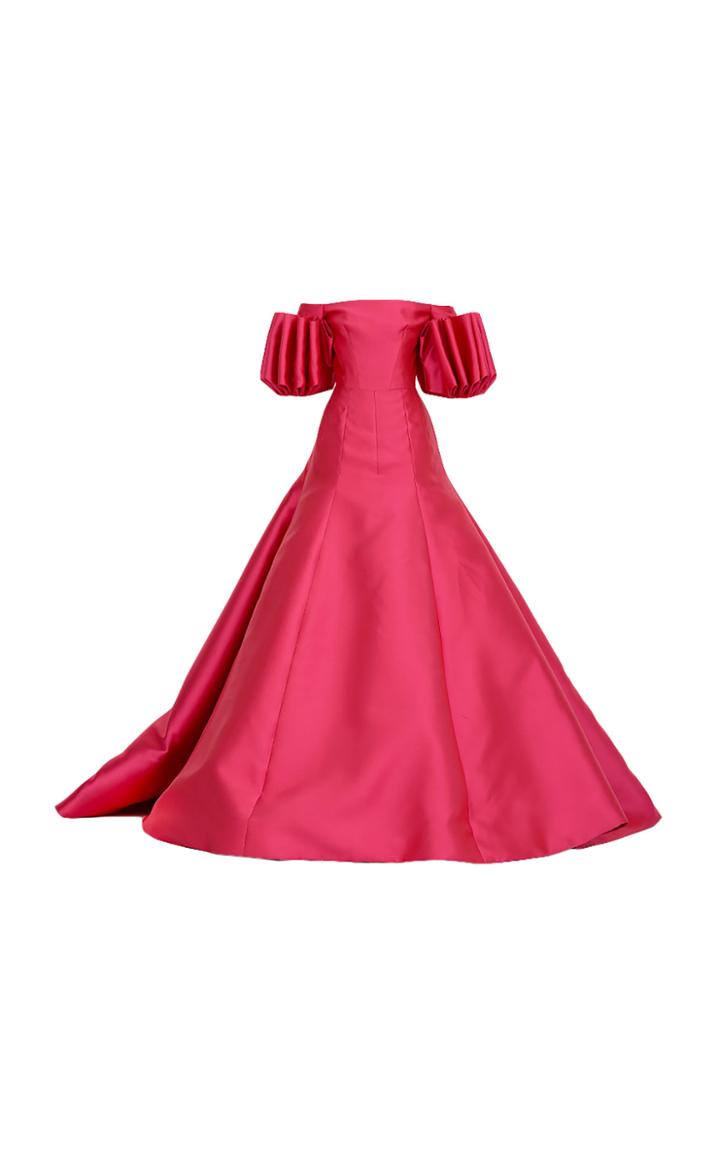 Mark Bumgarner Kate Off-the-shoulder Gown