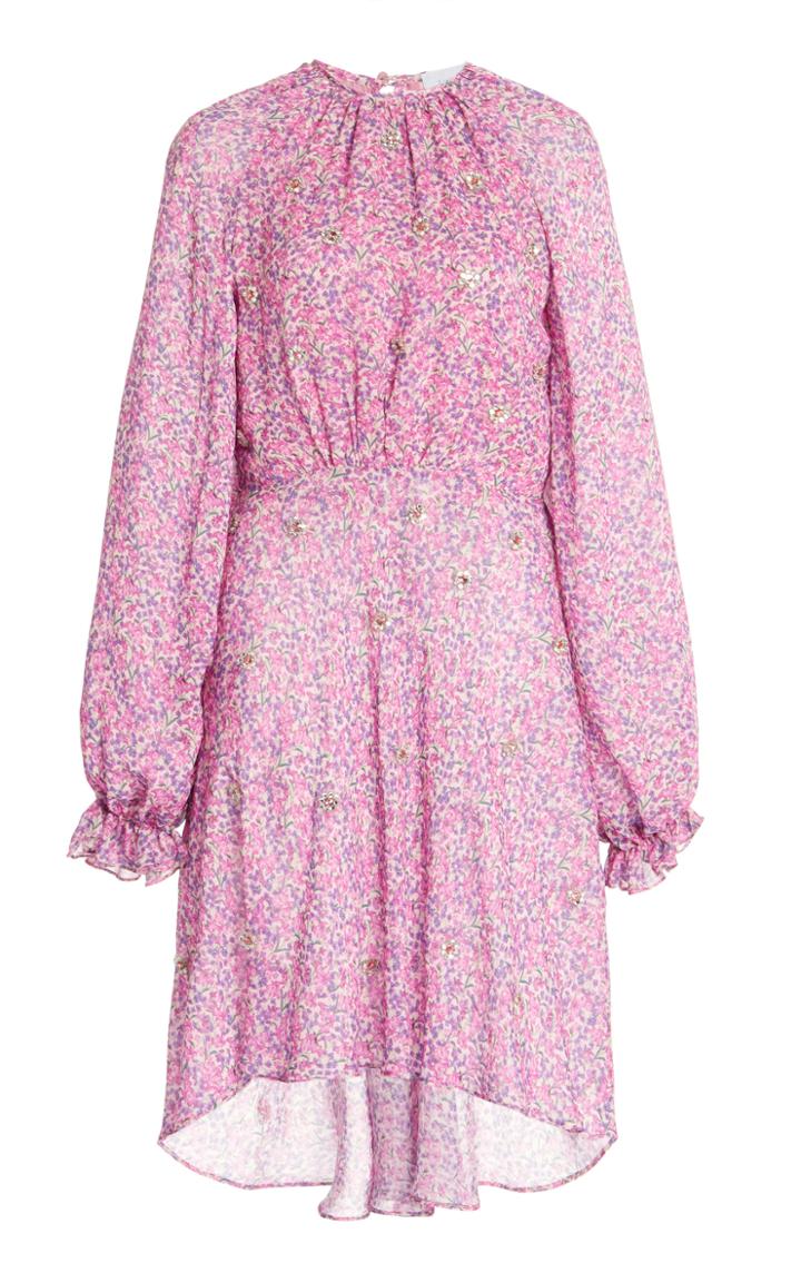 Moda Operandi Luisa Beccaria Floral Georgette Dress