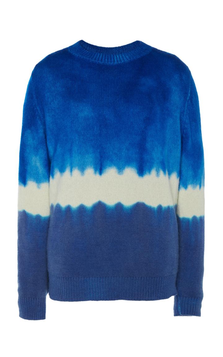 The Elder Statesman Tie Dyed Cashmere Sweater