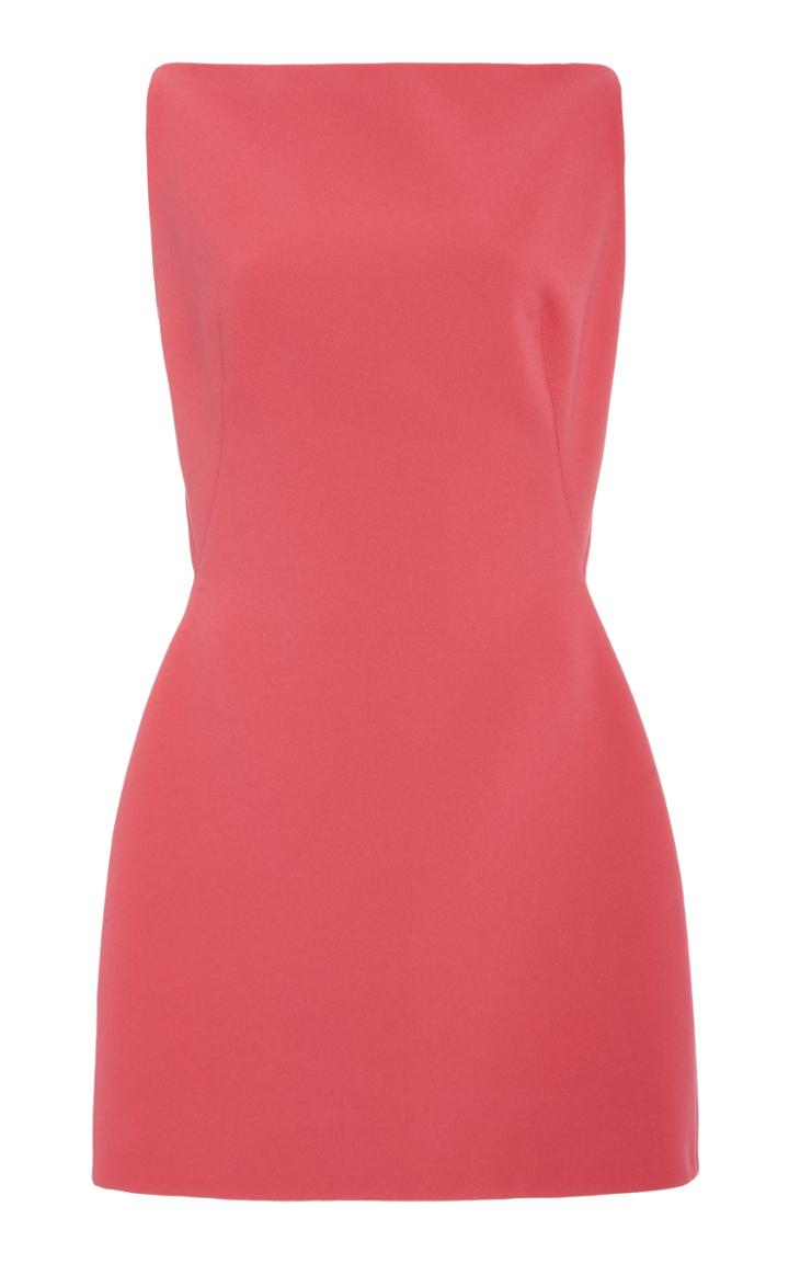 Zac Posen Bonded Crepe Sleeveless Mini Dress