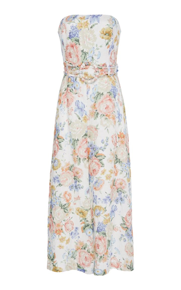 Zimmermann Bowie Strapless Jumpsuit