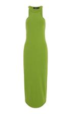 Moda Operandi Bassike Ribbed-knit Organic Cotton Tank Dress