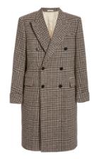 Husbands Paris Gabin Houndstooth Wool Coat