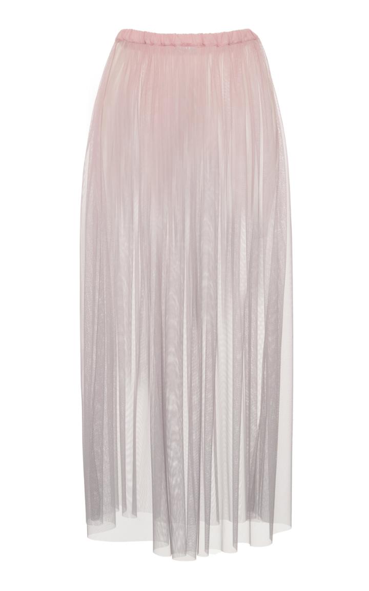 Blumarine Tulle Midi Skirt