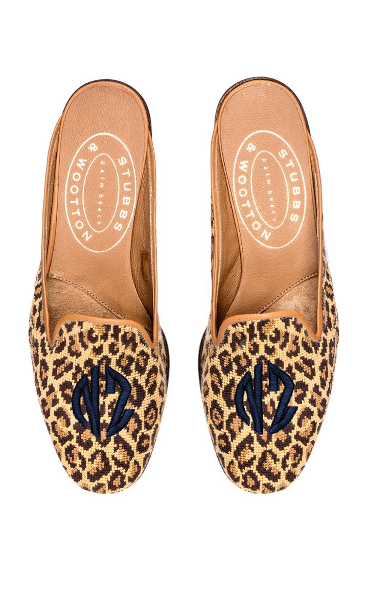 Stubbs & Wootton True Jane Monogram Mule
