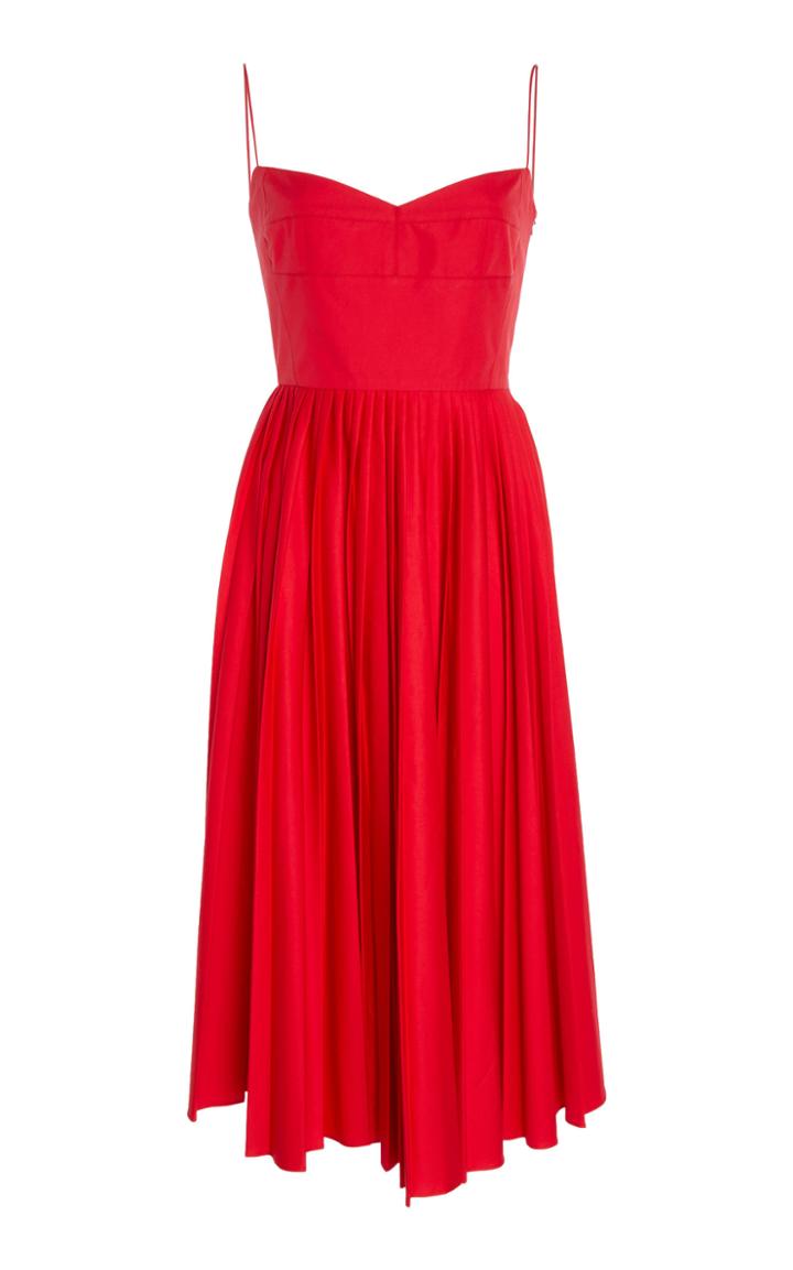 Khaite Pamela Sleeveless Cotton Dress