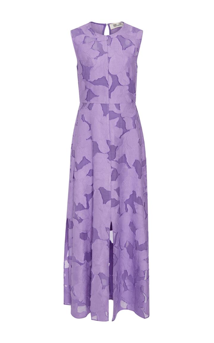 Diane Von Furstenberg Fil Coupe Flared Dress