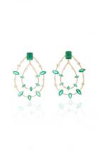 Carolina Neves Emerald Drop Earrings