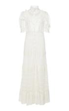 Loveshackfancy Priya Midi Short Sleeve Dress