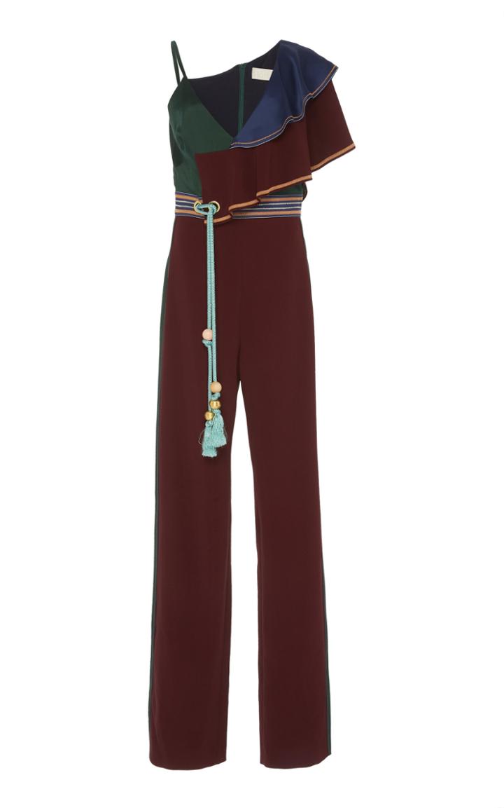 Peter Pilotto Cady Frill Shoulder Jumpsuit