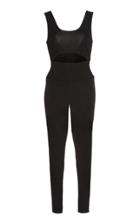 Zeynep Aray Cutout Stretch-knit Jumpsuit