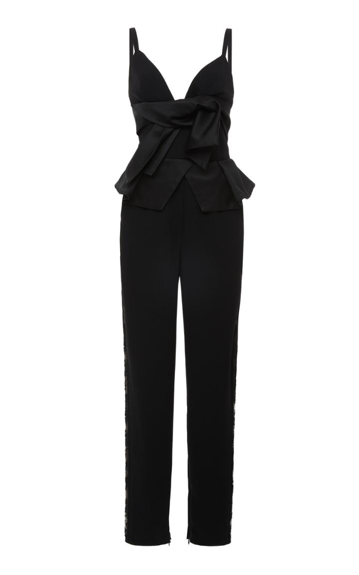 Elie Saab Cady Bow Jumpsuit