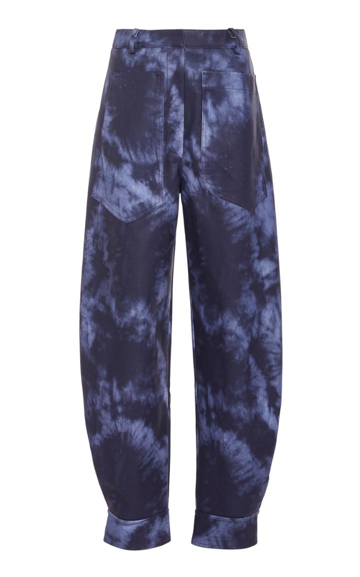 Moda Operandi Tibi Rubberized Tie Dye Sculpted Pant Size: 00