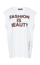 Dolce & Gabbana Fashion Is Beauty Cotton Muscle Tee