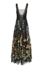 Rodarte Embroidered Floral Tulle Dress