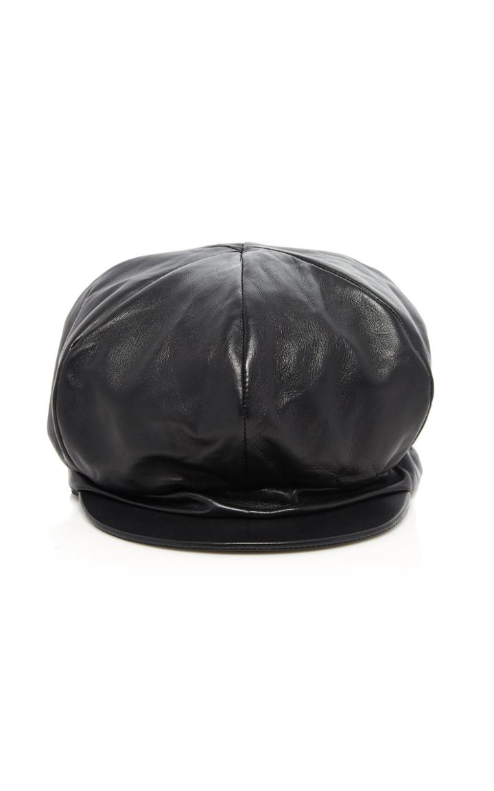 Balmain Leather Cap