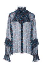 Anna Sui Fruits And Floral Ditsy Daze Blouse