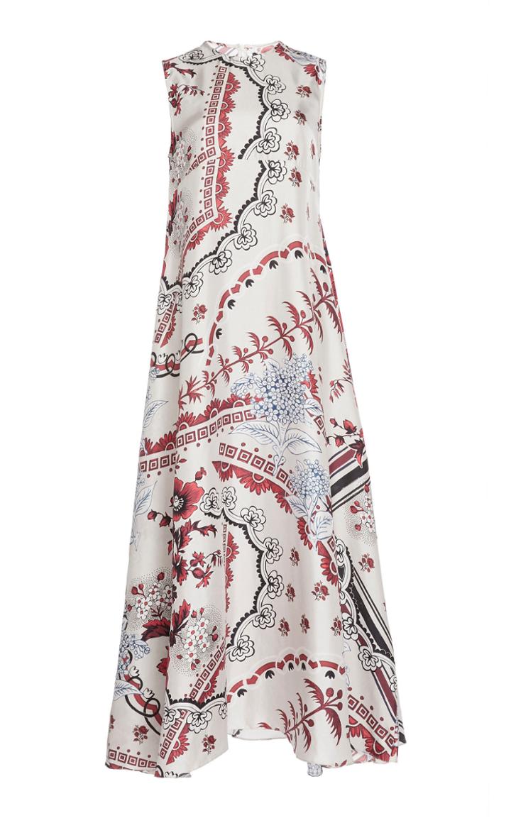 Biyan Gigi A-line Sleeveless Silk Dress