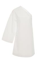Rosetta Getty One Sleeve Cotton Mini Dress