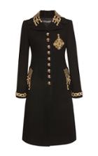 Dolce & Gabbana Embellished A Line Coat