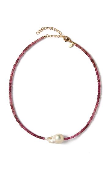 Joie Digiovanni Tourmaline And Pearl Necklace