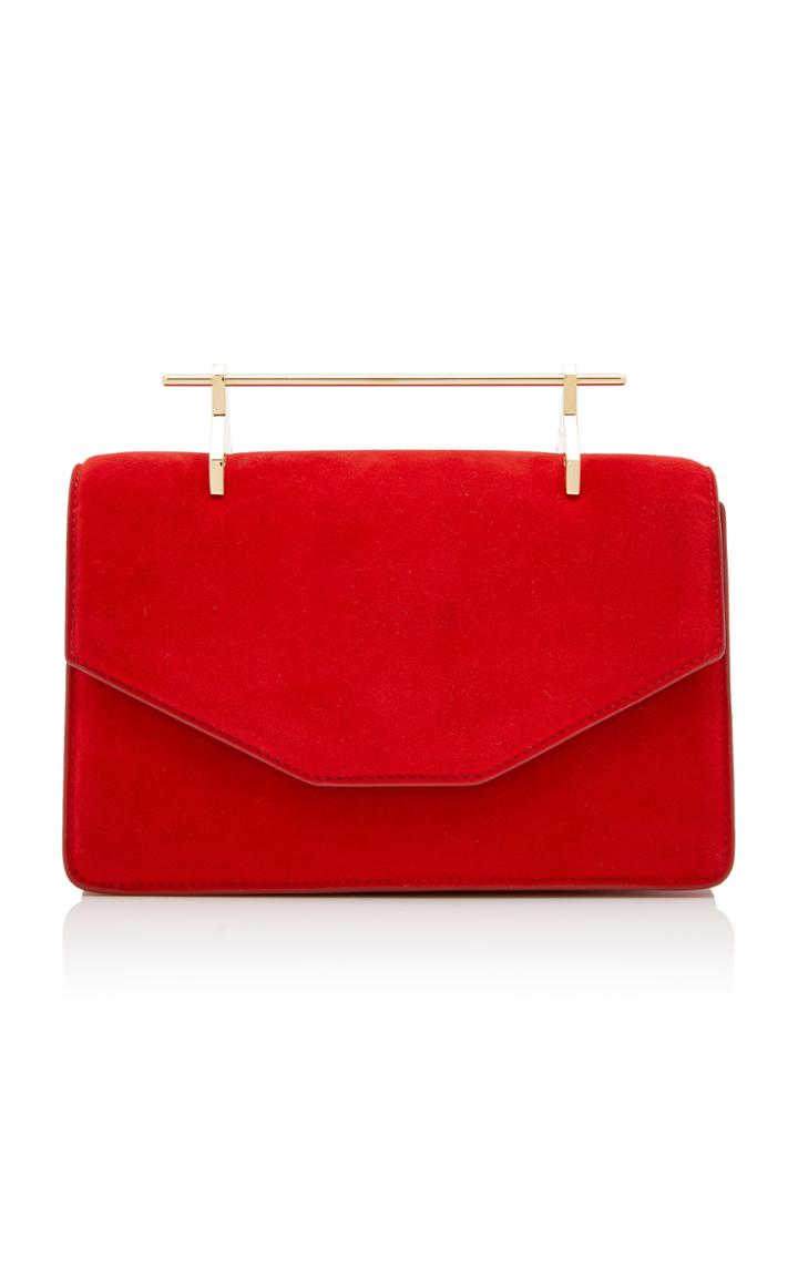 M2malletier M'o Exclusive Indre Suede Shoulder Bag