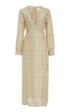 Sir The Label Siena Printed Silk Midi Dress