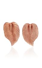 Luisa Schroder Peace Lily Rose-gold Earrings
