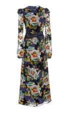 Moda Operandi Rodarte Bow-detailed Floral Midi Dress