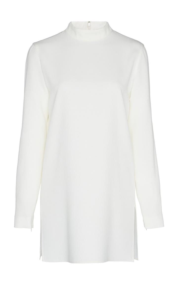 Agnona Matt Wool Cady Blouse