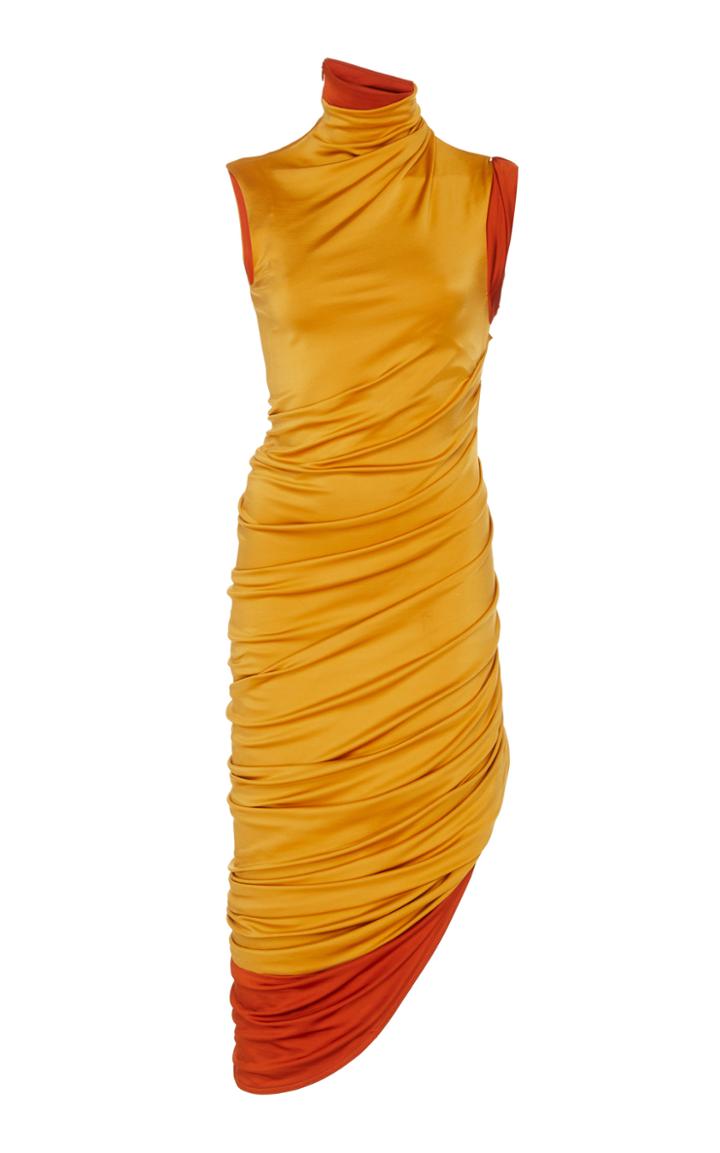 Monse Sleeveless Layered Twisted Jersey Dress