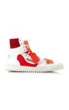 Off-white C/o Virgil Abloh Off-court Tumbled High-top Sneakers