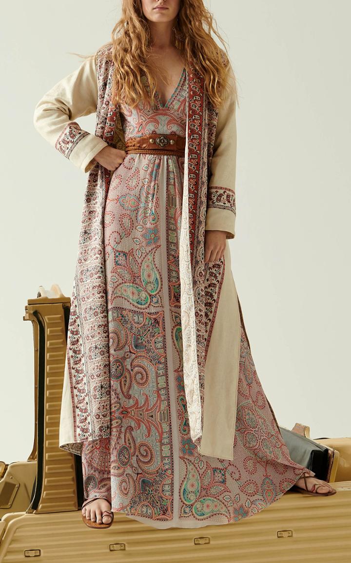 Etro Patterned Cotton-linen Blend Jacket