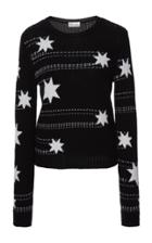 Red Valentino Stars Jacquard Pullover